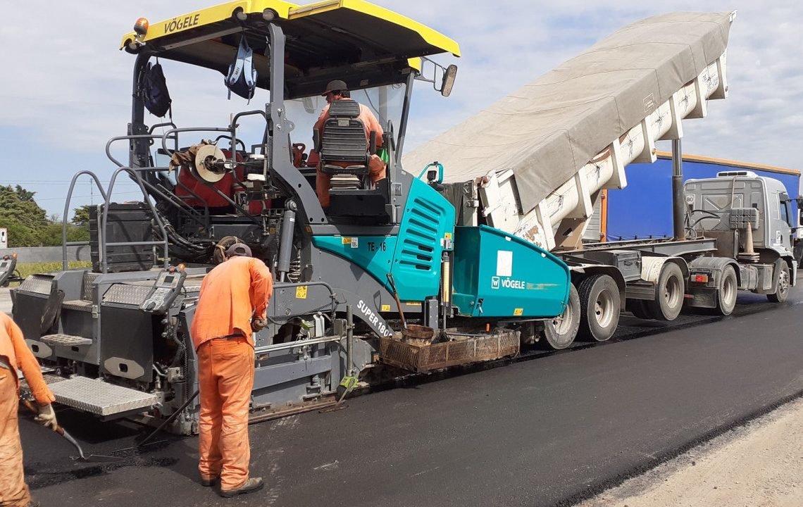 Santa Fe: avanza la pavimentación de la Ruta Nacional 34 en Sunchales
