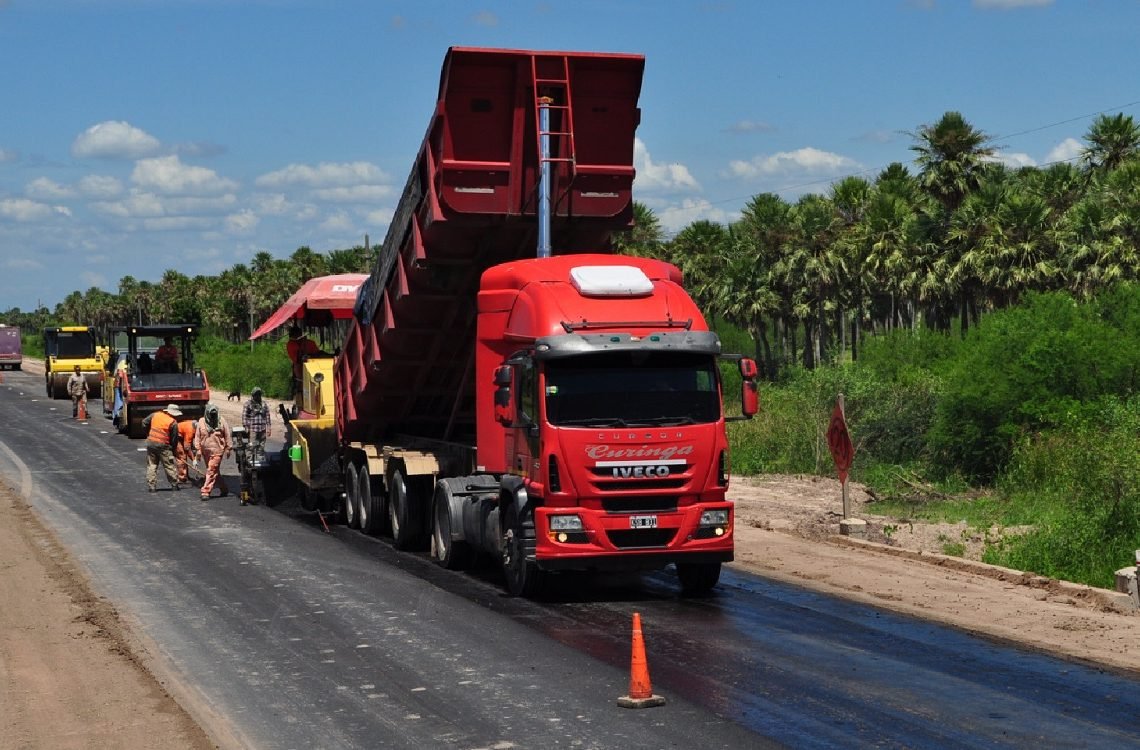 Chaco: avanza la pavimentación de la ruta provincial número 7