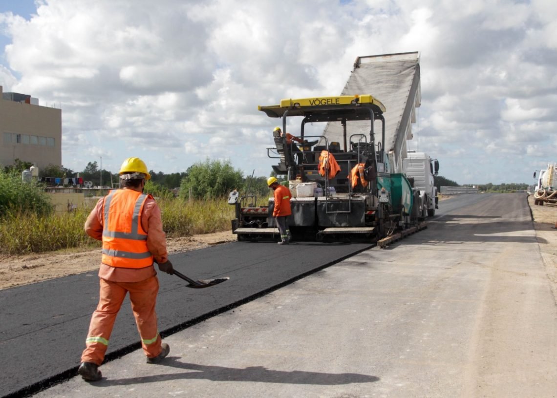 Avanzan las obras de extensión de la Autopista Presidente Perón