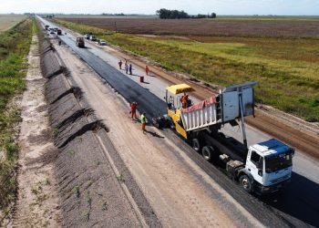 Avanza la pavimentación de la ruta 12 en la provincia de Córdoba