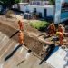 Avanza la obra de contención en el Canal José Ingenieros, en San Martín