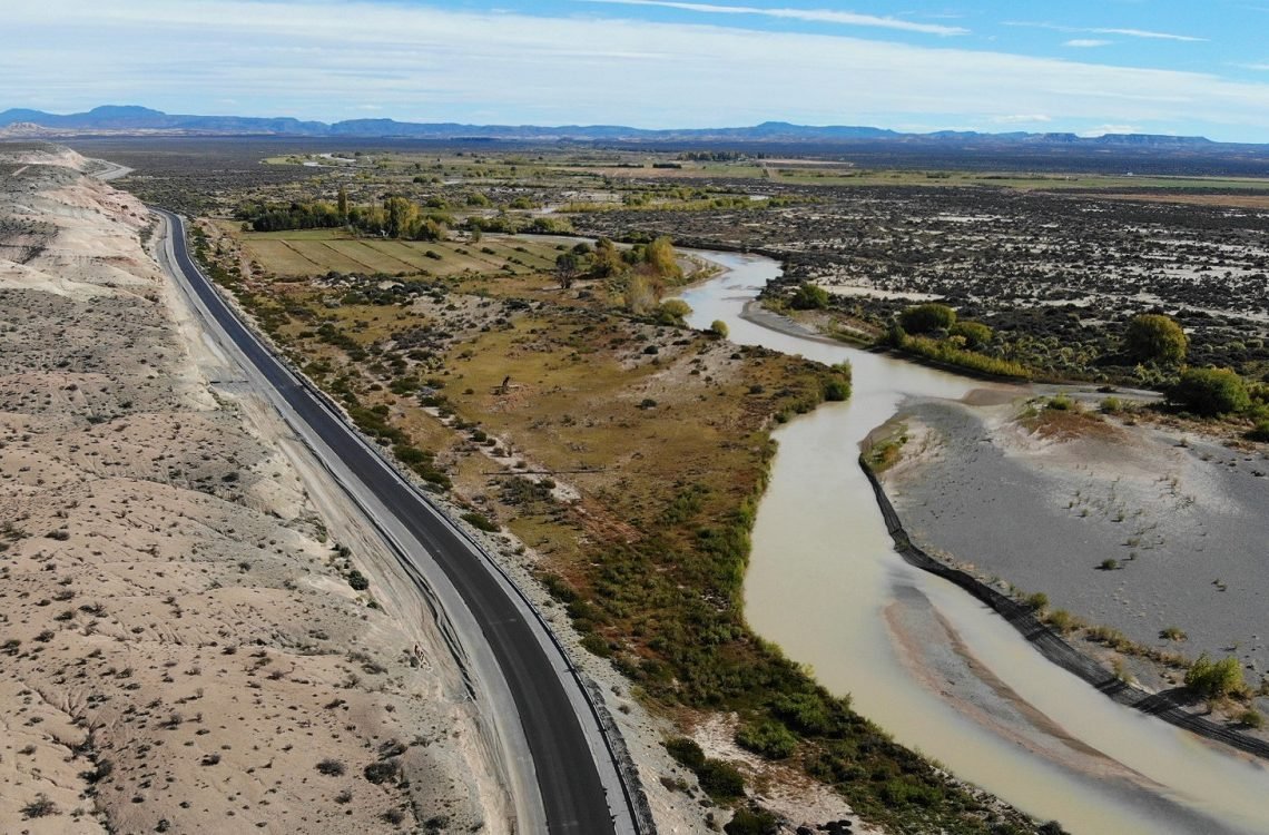 Chubut: casi está terminada la repavimentación de la Ruta Nacional 25
