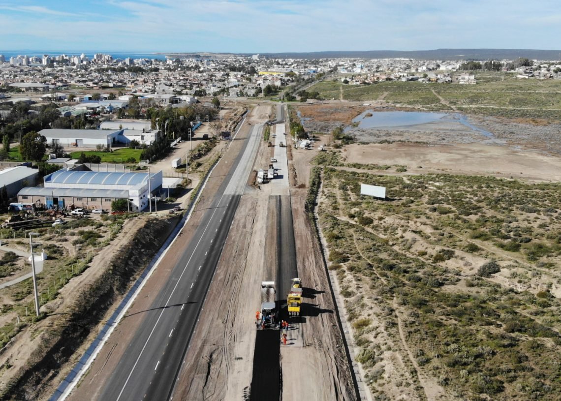 Chubut: avanza obra de la ruta nacional 3 autovía Trelew – Madryn