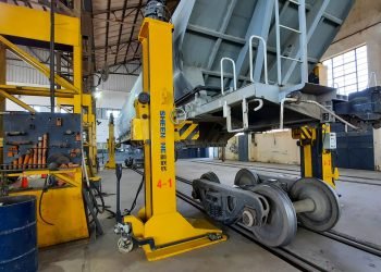 Reinauguración de los talleres ferroviarios de San Cristóbal en Santa Fe