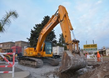 Merlo: pusieron en marcha la obra de la Ruta Provincial 1003