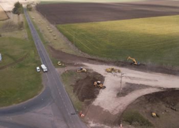 Tres Arroyos: Continúan los trabajos en la Ruta Provincial N° 73