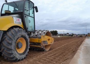 Buenos Aires: trabajos en la rotonda de las RN33 y RP67
