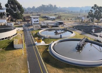 Inauguraron el Módulo II de la Planta Depuradora Presidente Perón en Guernica