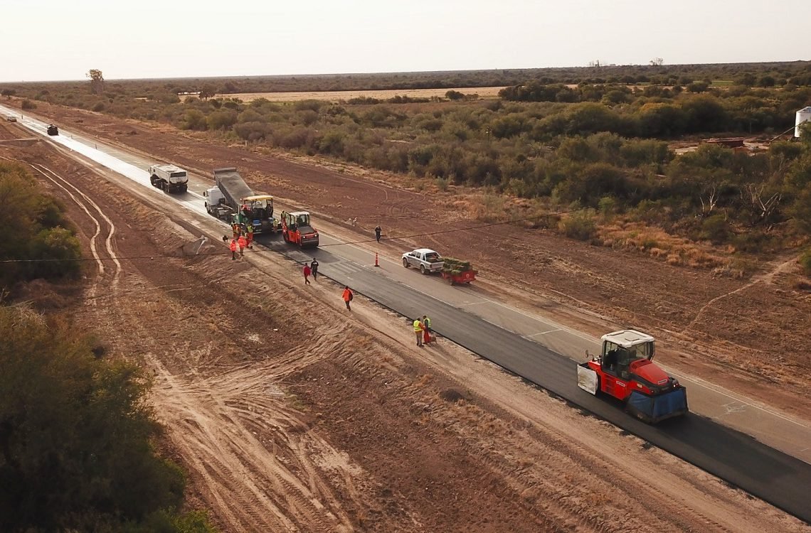 Córdoba: avanza la rehabilitación de la Ruta Nacional 38
