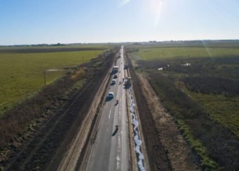 Inició la obra de repavimentación de la Ruta Provincial N° 215