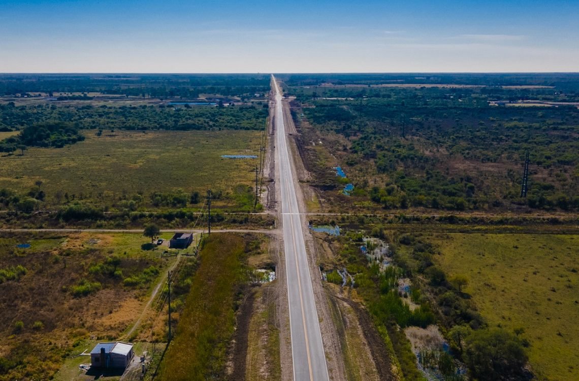 Chaco: finalizó la pavimentación de la RP7