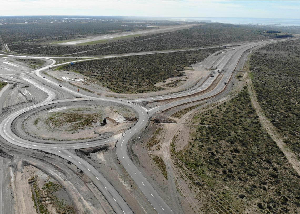 Chubut: se habilitó el nuevo acceso sur a Puerto Madryn