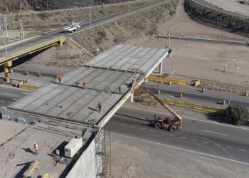 Mendoza: continúa la construcción de la variante Palmira en la Ruta Nacional 7