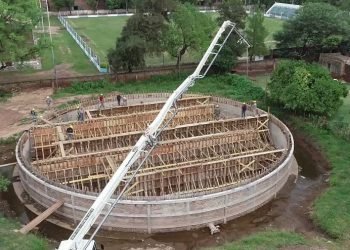 Avanza la obra del sistema potabilizador Las Breñas – Chaco