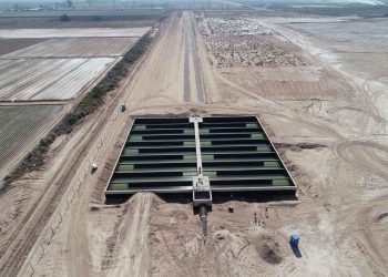 Mendoza: avanza la obra de ampliación del depurador de aguas residuales