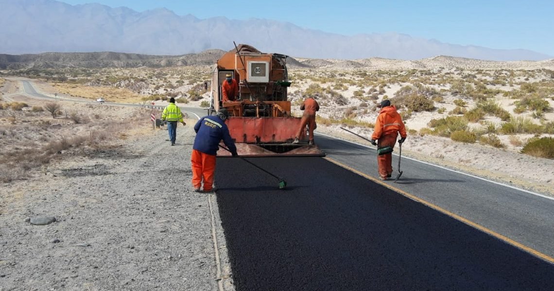 Catamarca: avanza la repavimentación de la Ruta Nacional 40