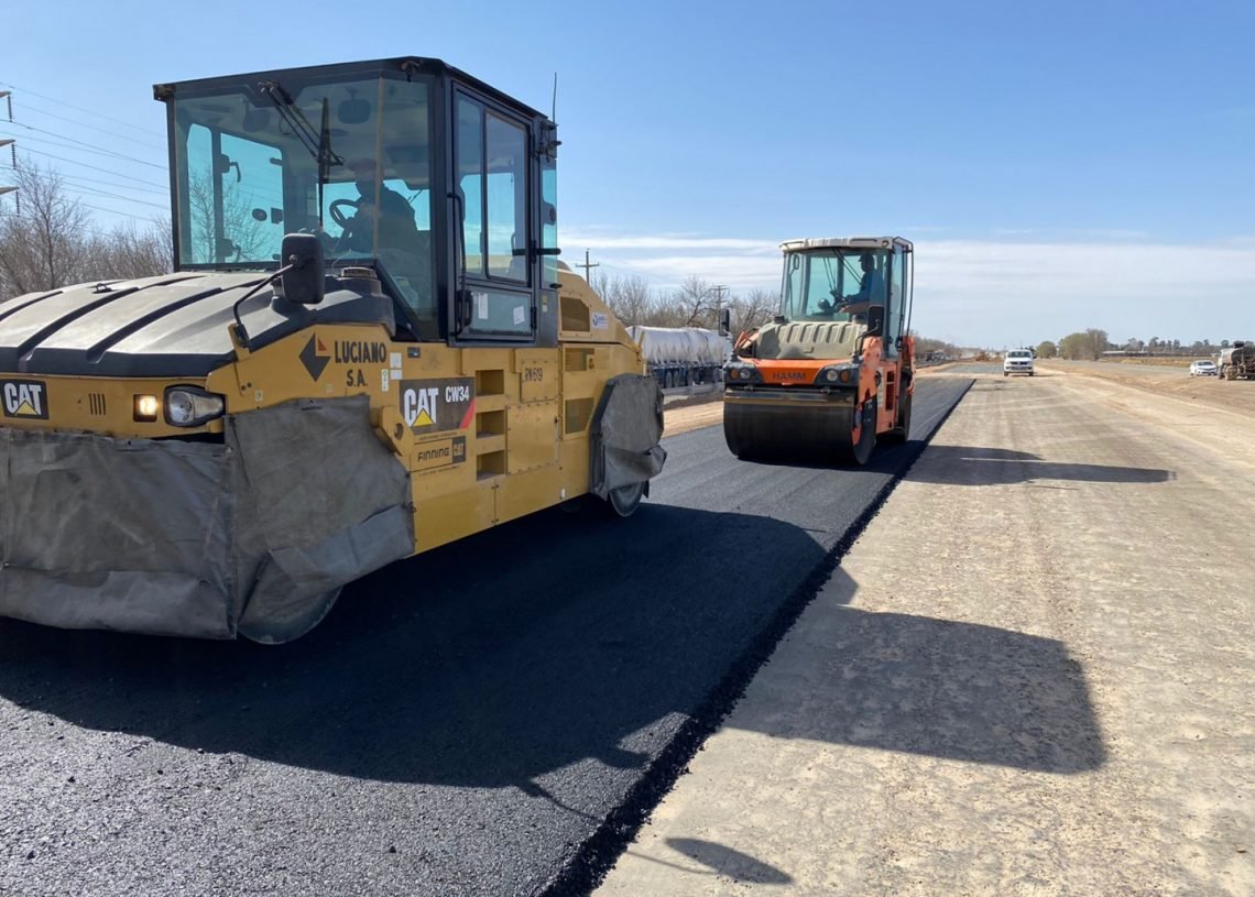 Córdoba: avanzan las obras sobre la Autovía Ruta Nacional 8