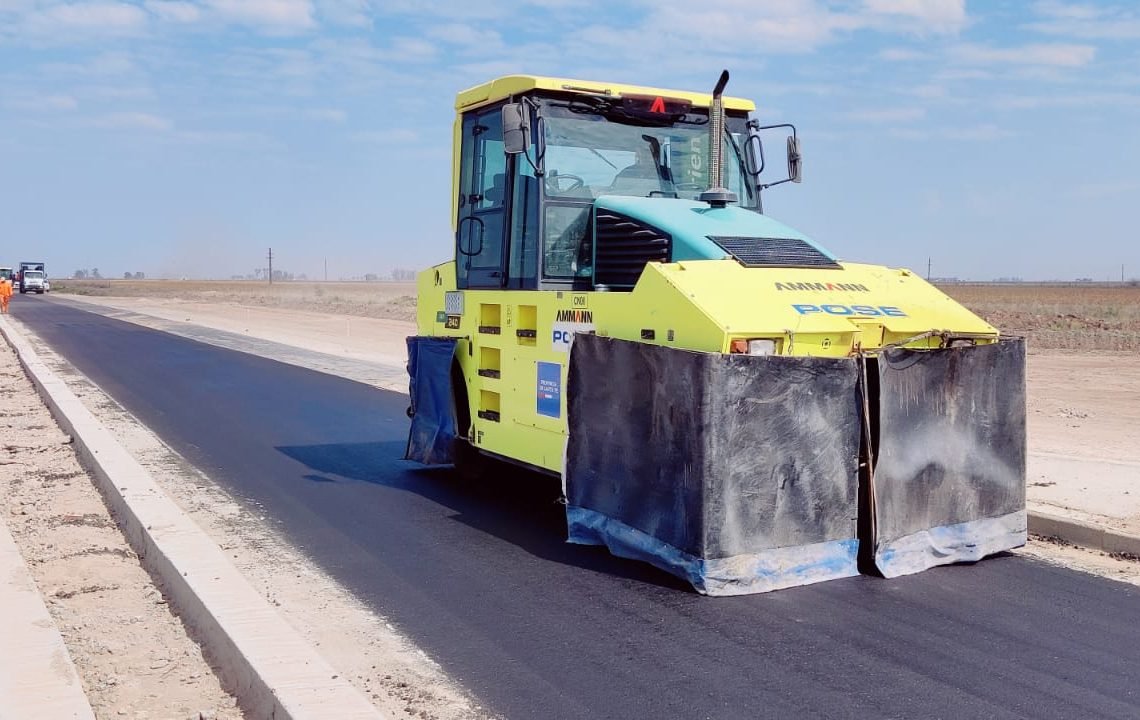 Avanza la etapa final de pavimentación de R10 en Santa Fe por más de $1.000 millones
