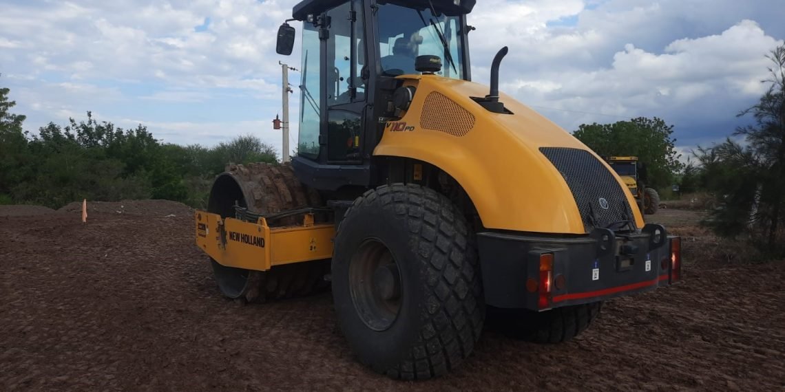 El Compactador de suelo V110 ya realiza trabajos en Argentina