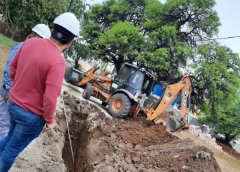 La Calera: comenzó la ejecución de la obra de saneamiento cloacal