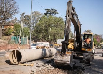 Córdoba: avanzan obras de cloacas en Sierras Chicas con inversión de $3.200 millones
