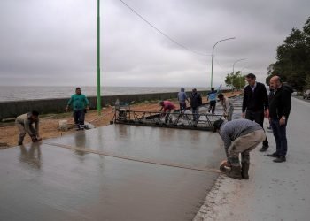 Ensenada: avanzan obras en el Paseo Costero de Punta Lara y en la RP11