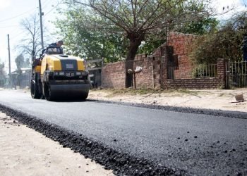 Avanzan obras de pavimento en José C. Paz, San Miguel y Moreno