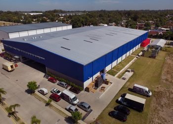 Avanzan las obras de ampliación del Parque Industrial de Logística Norlog de Tigre