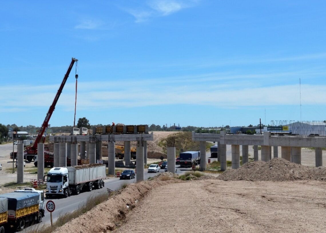 A buen ritmo avanza la autopista urbana de Bahía Blanca