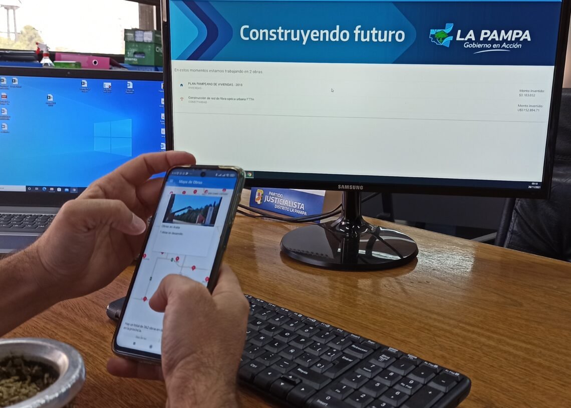 La Pampa: una app geolocalizada permite monitorear la obra pública en la provincia