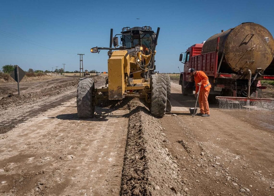 Entre Ríos: significativo avance de la ruta provincial 35
