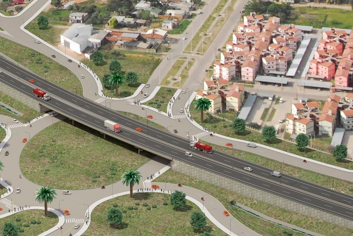 Avanzan las obras del primer alto nivel de la ciudad de Formosa