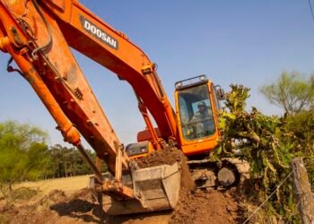 Pusieron en marcha las obras de la Circunvalación de General Las Heras
