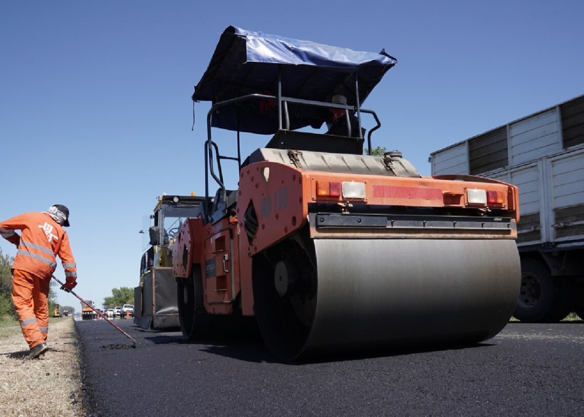 Buenos Aires: repavimentación de la Ruta Nacional 5