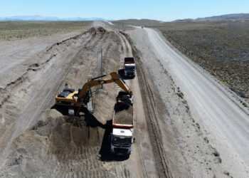 Chubut: avanza la pavimentación de la RN260