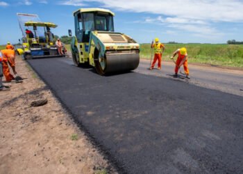 Ruta Provincial N° 50: avanza la obra de repavimentación entre Colón y Arenales