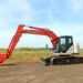 Excavadoras con radio de giro corto facilitan operaciones en vías públicas