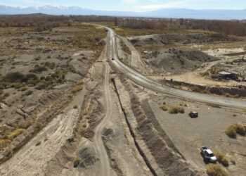 San Juan: continúa la construcción de las variantes Iglesia y Las Flores sobre la RN149