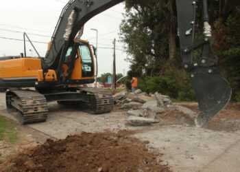 Cañuelas: comenzaron las obras para la construcción de una dársena en la RN205