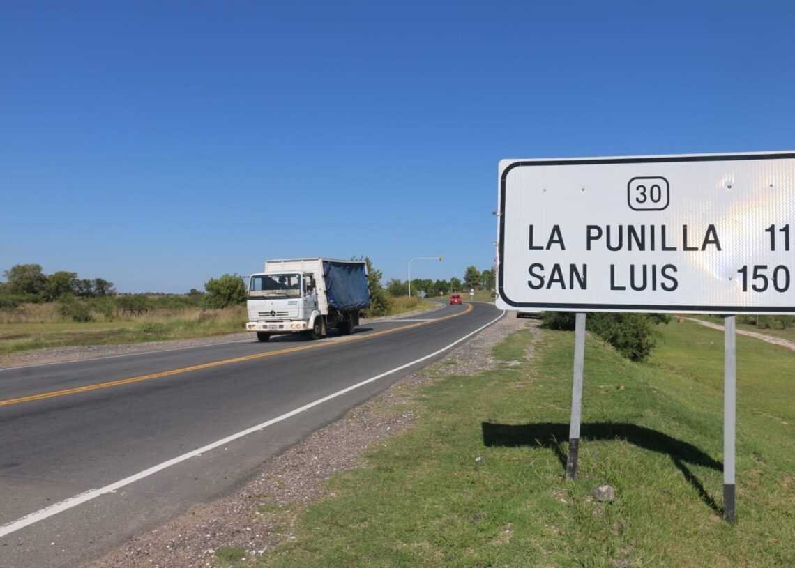 Córdoba: habilitaron la repavimentación de 11 kilómetros de la Ruta 30