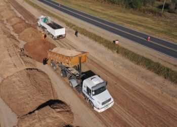 Córdoba: avanza obra en autovía de ruta C-45