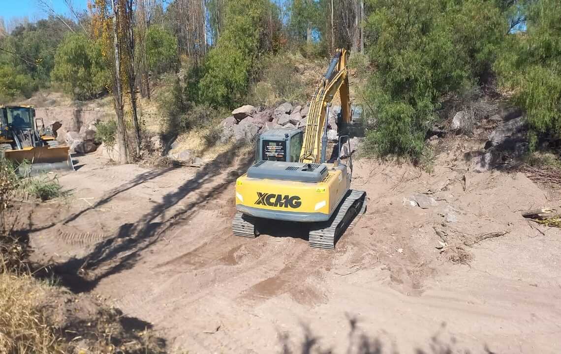 Mendoza: nuevas obras de defensa aluvional en tres puntos de San Rafael