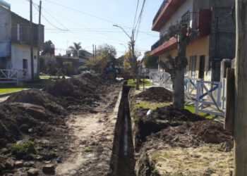 Se inició la nueva obra de red cloacal para Hurlingham