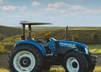 Un tractor New Holland es la primera máquina agrícola que se vende con criptogranos en Argentina