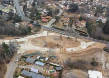 Cosquín: avanza la obra de cierre de la circunvalación