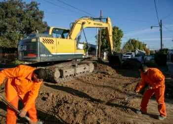 Avanzan las obras del «Plan Argentina Hace» en Merlo