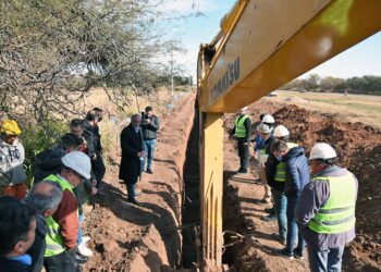Córdoba: continúa la obra de ejecución del acueducto Altos de Chipión–La Para