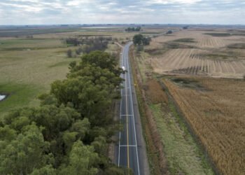 Continúan las obras en la Ruta Provincial N°65 entre Bolívar y 9 de Julio