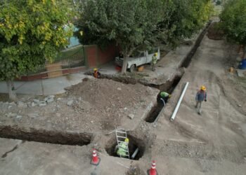 San Juan: avanza la ampliación del sistema cloacal de la planta de tratamiento de Rawson 