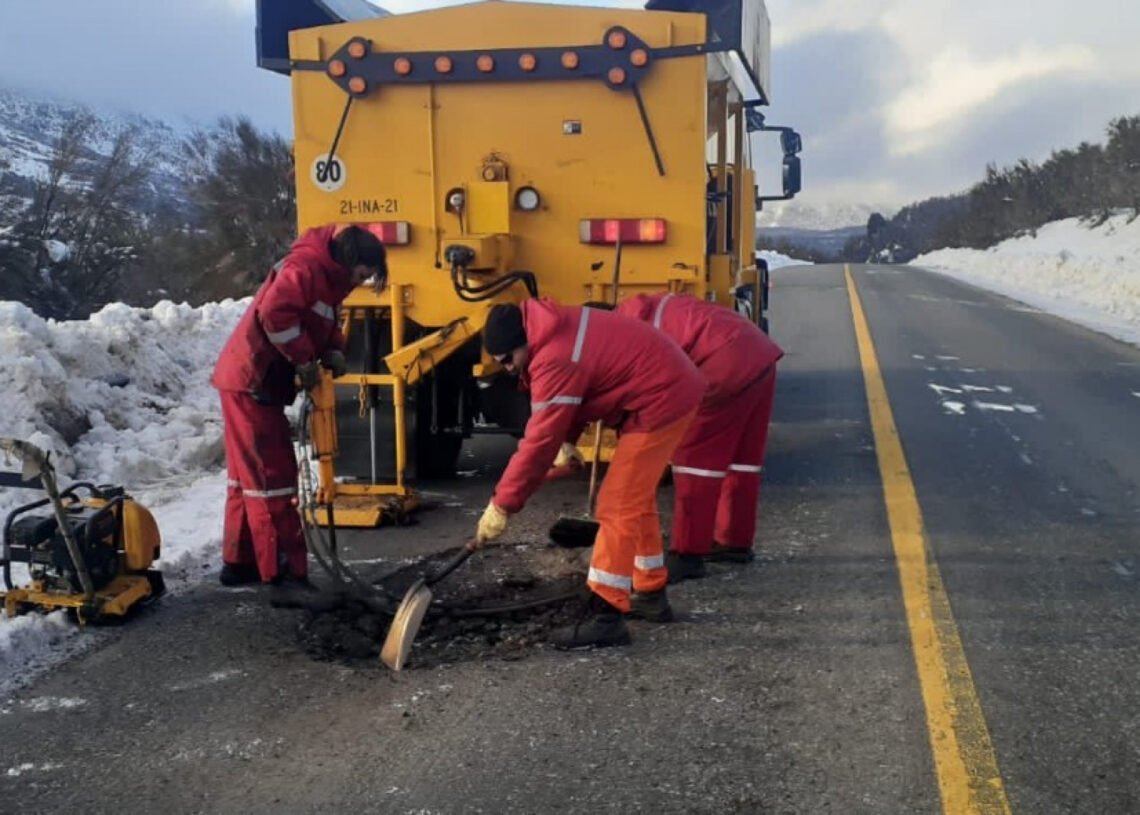 Importantes trabajos en la Ruta Nacional 40 entre El Bolsón y Bariloche
